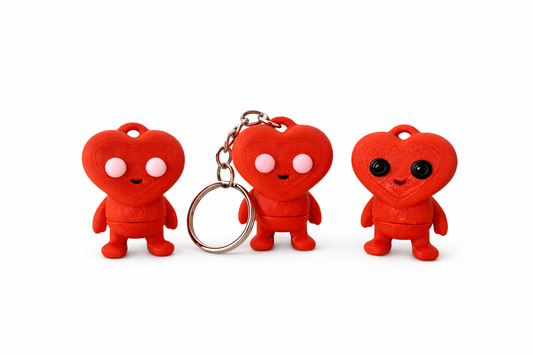 "Corações" - Porta-chaves amorosos