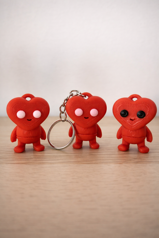 "Corações" - Porta-chaves amorosos